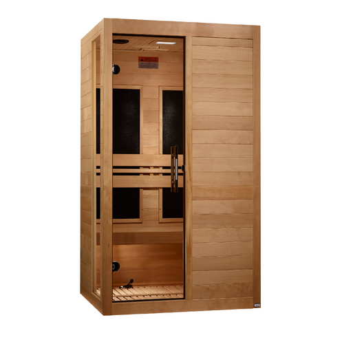 Dynamic Lucca 2-person ultra low EMF infrared sauna