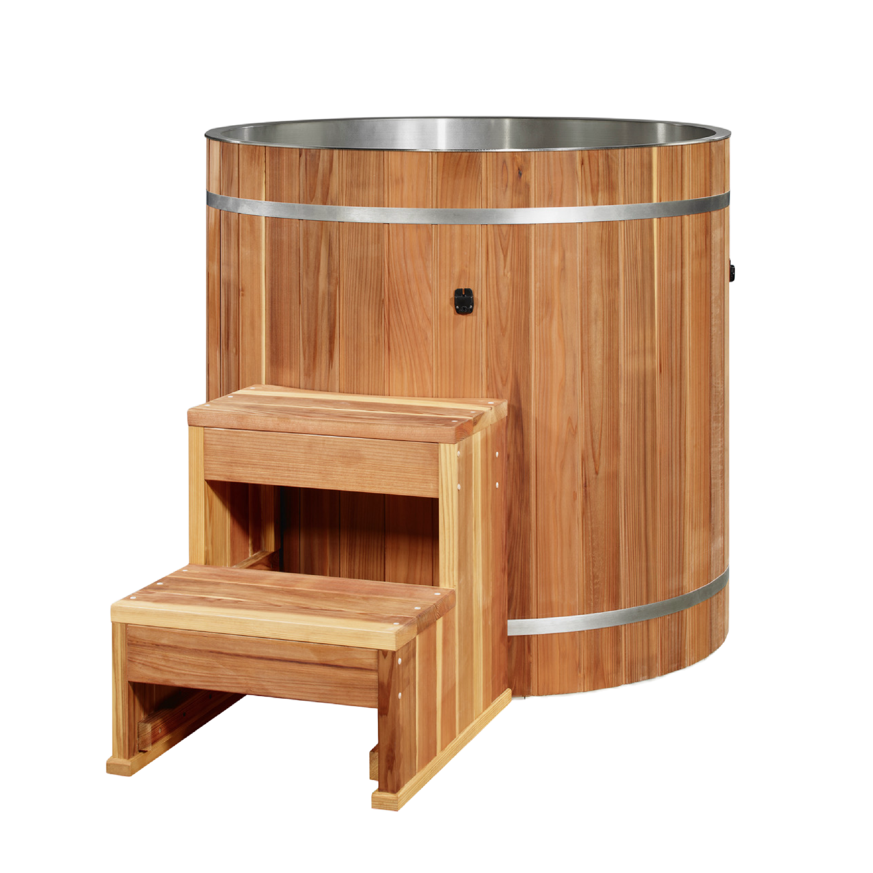 Dynamic Cold Therapy stainless steel barrel cold plunge